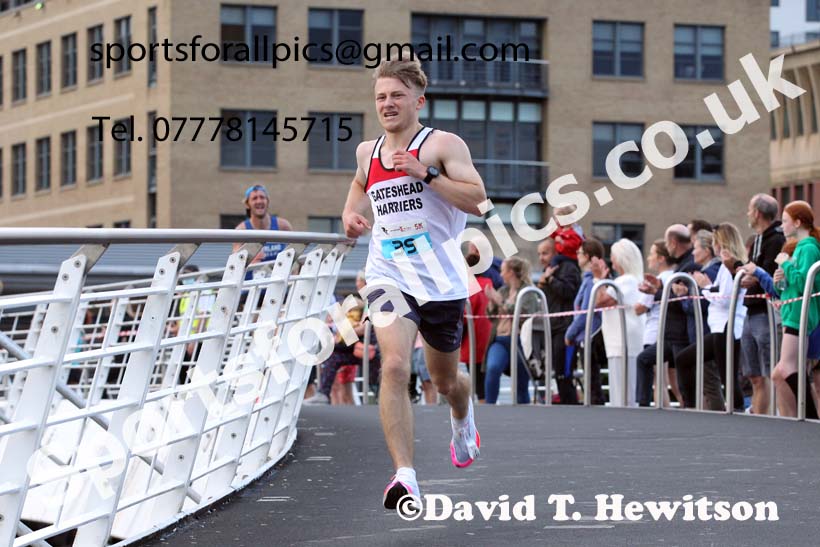 Quayside 5k Road Race, Newcastle/Gateshead, 2021, August 11th. Photo: David T. Hewitson/Sports for All Pics